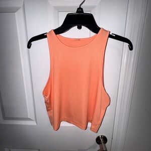 Sleeveless Peach Tank Top